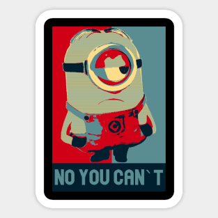 Minion Obama Sticker